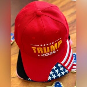 Trump 2024 Tucker Red Hat Cap NEW
